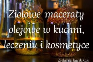 Zeszyt ziołowy pdf "Ziołowe maceraty olejowe w kuchni, leczeniu i kosmetyce"
